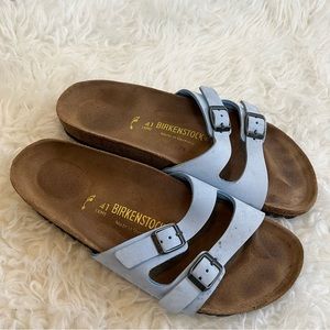 BIRKENSTOCK Ibiza 2 Strap Light Blue Sandal 41